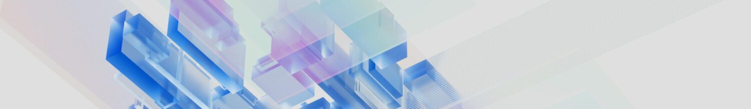 Abstract 3D render of blue and pink digital blocks. Perfect for technology-themed content.
